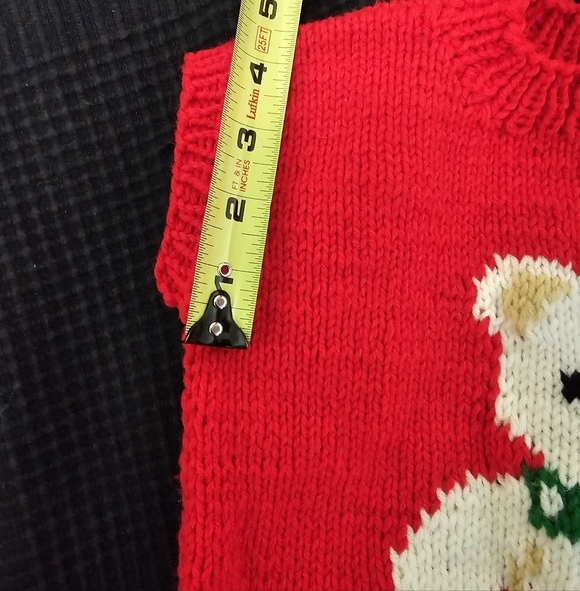 Vintage Teddy Bear Sweater Vest - Picture 4 of 9